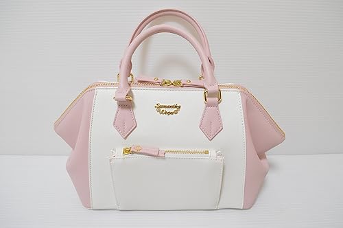 Amazon Samantha Thavasa Samantha Vega サマンサタバサ サマンサベガ Petit Choice プチチョイス Alia Bi Color ショルダーバッグ レディース ギフトセット付き 国内アウトレット品 ホワイト ピンク ショルダーバッグ