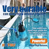 KATSU Garden Submersible Water Pump 400W with 10m 32mm Hose & Quick Connector view 3