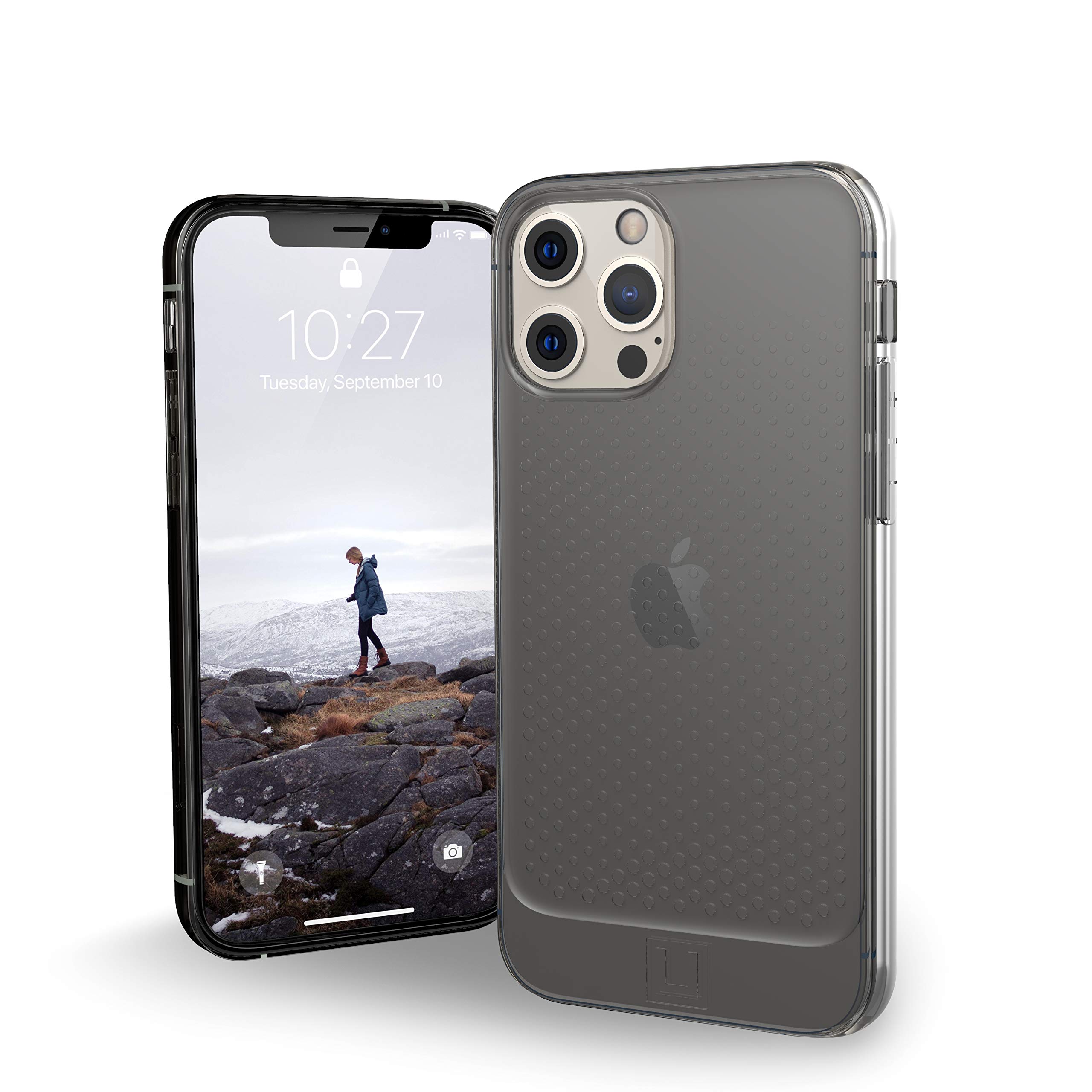 URBAN ARMOR GEAR [U] by UAG iPhone 12/12 Pro 5G- (6.1 inch) Case Lucent Slim Fit Lightweight Stylish Transparent Impact Resistant Protective Phone Cover, Ash — image 1