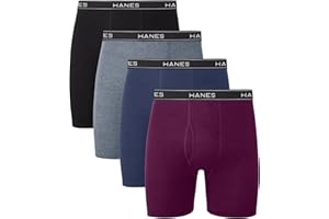 Hanes Men's 4 Pack FreshIQ Boxer Brief