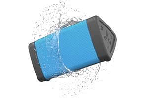 Upgraded Angle 3 Bluetooth Speaker - IPX5 Water-Resistant 5.0 Bluetooth with 100Ft Wireless Range an...