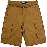 Southpole Boys Belted Ripstop Basic Cargo Shorts