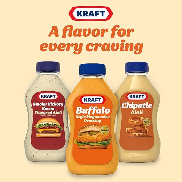 KRAFT BUFFALO STYLE MAYONNAISE DRESSING, 12 FL OZ BOTTLE