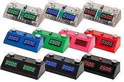 ZMF-II White LEDs/Black Case Digital Chess Clock