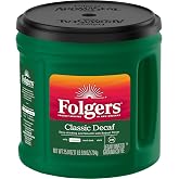 Folgers Classic Decaf Ground Coffee, Medium Roast, 25.9-Ounce Canister