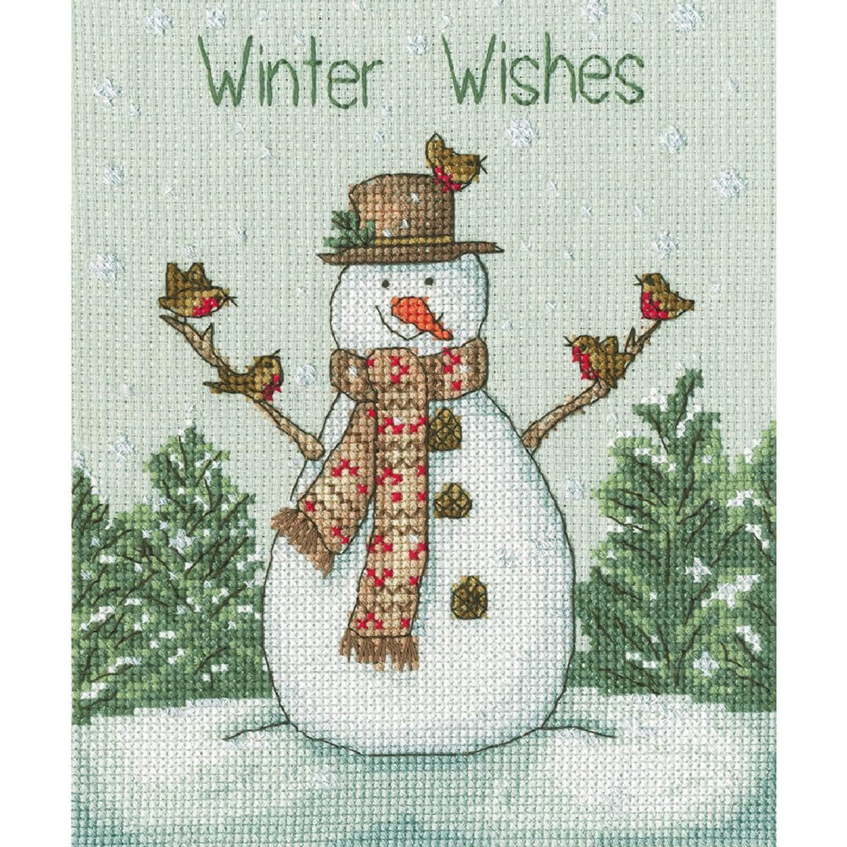 Bothy Threads Counted Cross Stitch Kit - Ol' Jack Frost
