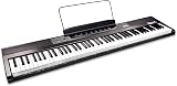 RockJam 88 Key Digital Piano Semi-Weighted Keys Keyboard