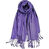 TUSHUSTY Pashmina Feel Shawl Wraps for Women Evening Dresses and Wedding Cover Up Formal Soft Silky Rave Scarf Elegant