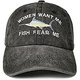 Enodtter Women Want Me Fish Fear Me Hats for Men