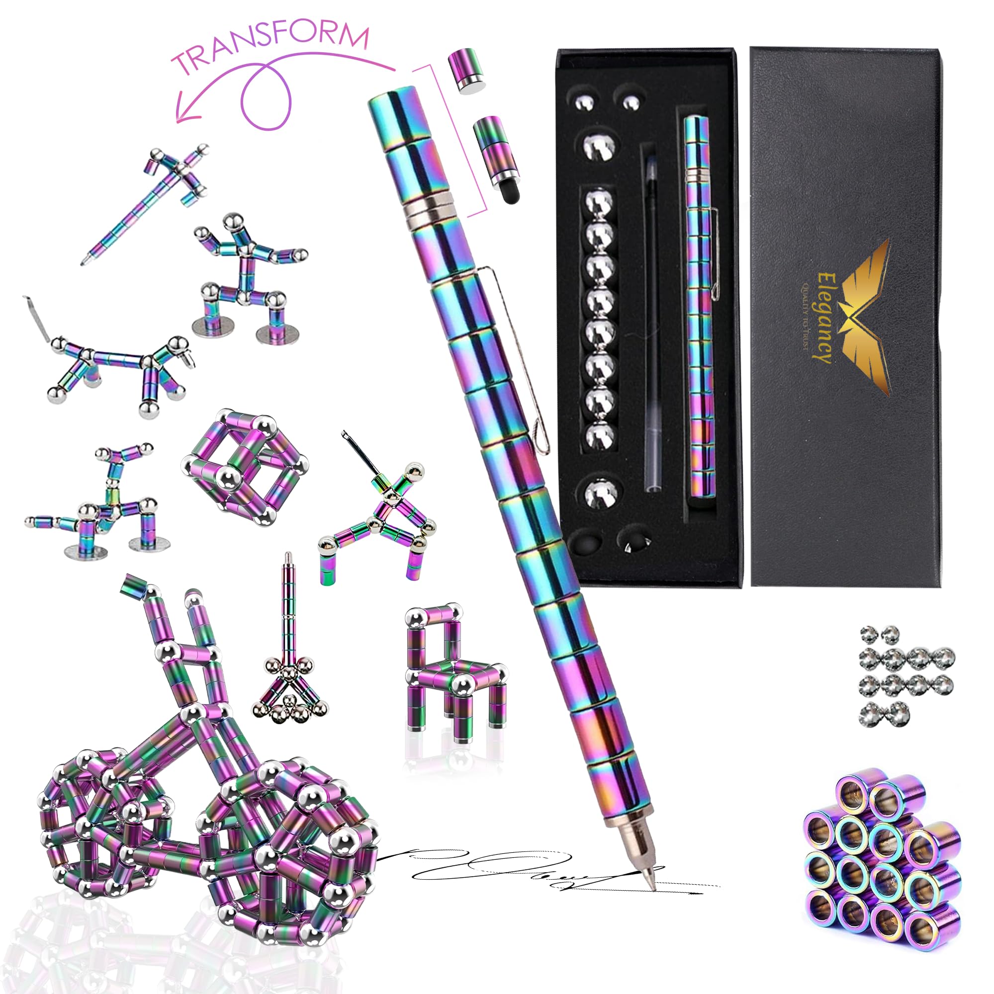 Elegancy Fidget Pen for Anxiety Relief, Gifts for Him Her Teenage Girls Boys Women Men Girlfriend Boyfriend Birthday