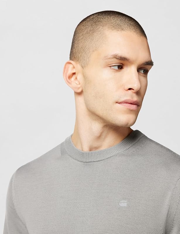 Jersey Premium Core Knit para Hombre, Gris (wild dove D27686-B692-G283), XS