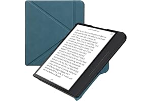 kwmobile Origami Case Compatible with Kobo Forma Case - Slim PU Leather Cover with Stand - Petrol