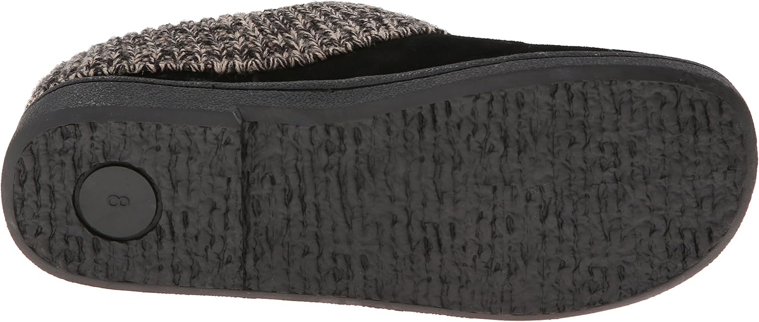 clarks women's knit scuff slipper mule