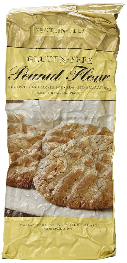 Amazon Com Protein Plus Roasted All Natural Peanut Flour 32 Oz Flour And Meals Grocery Gourmet Food