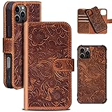RMAWRAD Leather Case Compatible iPhone 16 Pro
