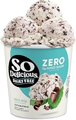 So Delicious Dairy Free Coconut Milk Frozen Dessert, Mint Chip, No Sugar Added, Vegan, Non-GMO Project Verified, 1 Pint