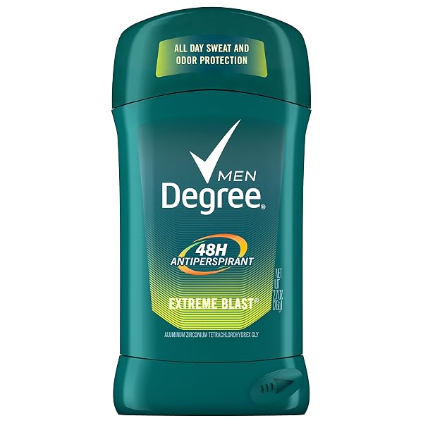 DEGREE MEN ORIGINAL ANTIPERSPIRANT DEODORANT 48-HOUR ODOR PROTECTION EXTREME BLAST MENS DEODORANT STICK 2.7 OZ