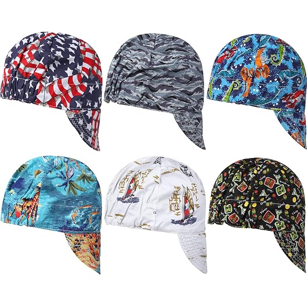 Amazon.com: Jexine 8 Pcs Unisex Adult Reversible Welding Cap