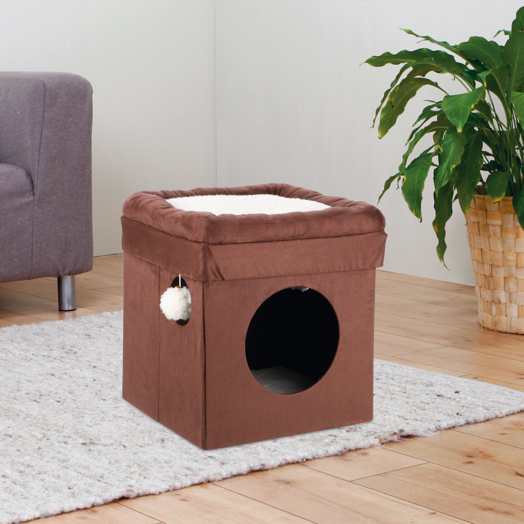 miguel fold and store cat tower