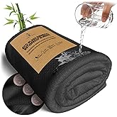 Sacred Weapon Bamboo Waterproof Blanket – Bed Blanket for Couples Moments – Bed Blankets Soft & Hypoallergenic – Bamboo Blankets Leakproof & Cooling for Beds, Couch & Pet Use – King Size 80"x90"