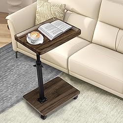 Aoligrace C Shaped End Table Adjustable