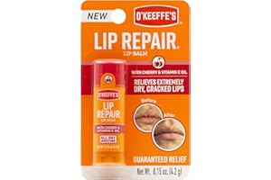 O'Keeffe's Lip Repair Chapstick Stick, Cherry & Vitamin E Oil Lip Balm for Dry Cracked Lips, Guaranteed Relief & All-Day Mois
