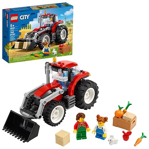 LEGO City Great Vehicles Tractor 60287 Building Toy Set for Kids