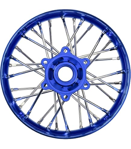 Losi Set Ruota Posteriore Nero PM-MX LOS46001 - Pneumatico Di Ricambio Per Modellismo RC