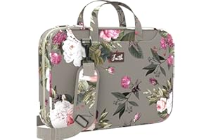 DEHITE Bible Cover Case for Women – Floral Black Bible Bag Carrying Case – Messenger Bag