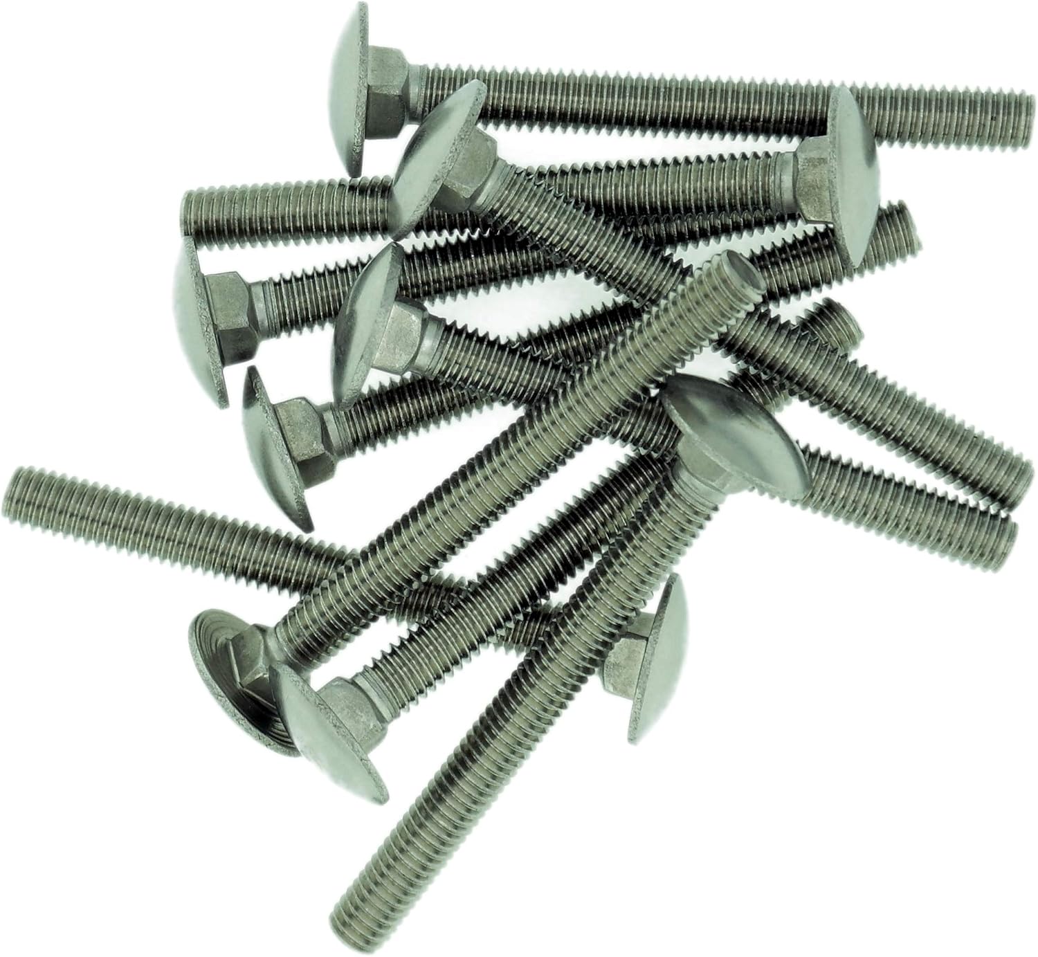 M8 (8mm x 30mm) Cup Square Carriage Bolt (Fully Threaded) - Stainless Steel (A2) (Pack of 10), M8x30 - A2 (10) - Image 4
