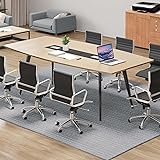 DWVO 6FT Conference Table, 70.8" Boat Shaped
