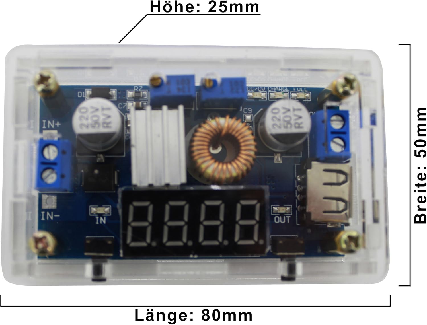 PB-Versand DC to DC Converter (35 Watt), Voltage Regulator for LED Lamps Devices with Adjustable Output Voltage, 50 W Max - Image 3