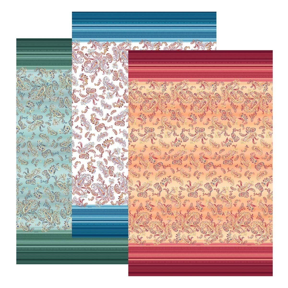 Bassetti Foulard, cotton, Azure, 270 x 270 cm