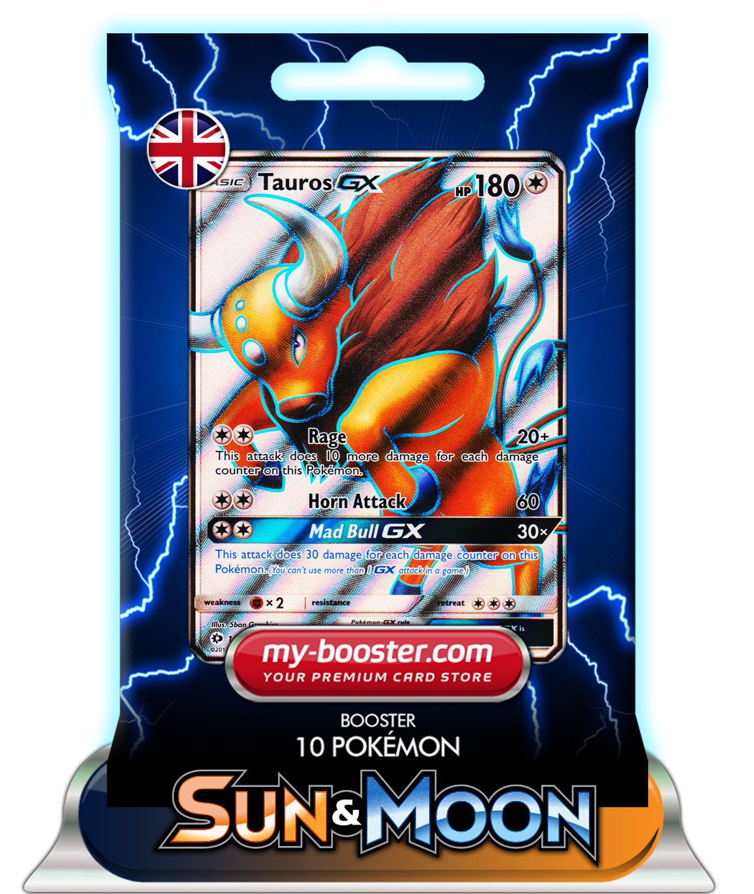 Box Myboost Tauros Gx Rainbow 144 149 180hp Sun Moon | Desertcart Guyana