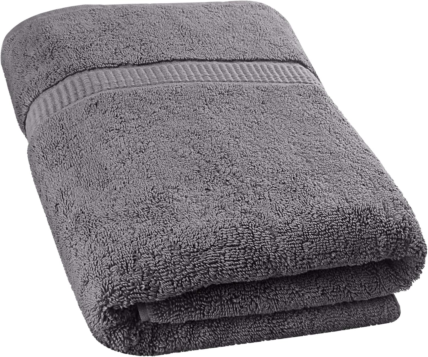 Utopia Towels - Luxurious Jumbo Bath Sheet (35 x 70 Inches, Grey) - 600 GSM 100% Ring Spun Cotton Highly Absorbent and Quick Dry Extra Large Bath Towel - Super Soft Hotel Quality Towel (2-Pack): Home & Kitchen