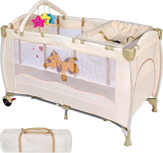 Nuovo lettino da viaggio per bambino portatile lettino da campeggio con