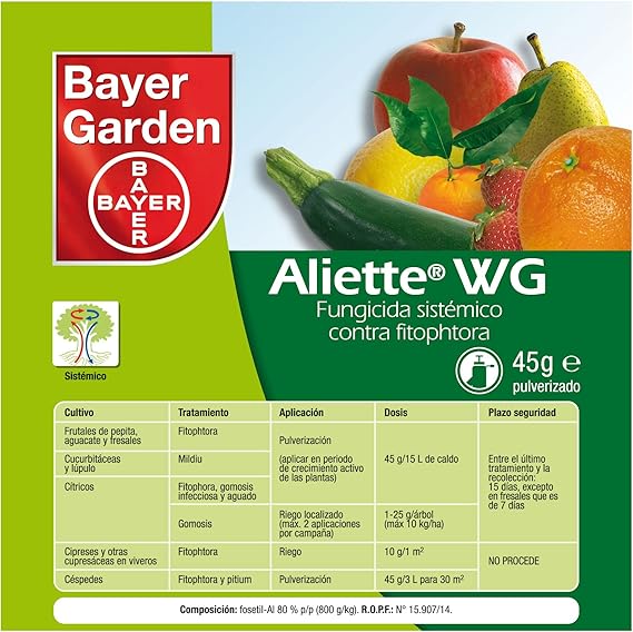 Bayer Aliette WG Fungicide, 45 g Amazon.co.uk Garden & Outdoors