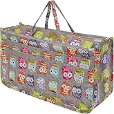 CAIRIAC Owl Travel Cosmetic Bag for Women, Owl Zipper Pouch Organizer Makeup Bags for Travel, Portable Owl Purse Toiletry Storage, Owl Gift Bags for Owl Lovers