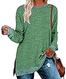 WELINCO Women's Long Sleeve Sweatshirts Color Block