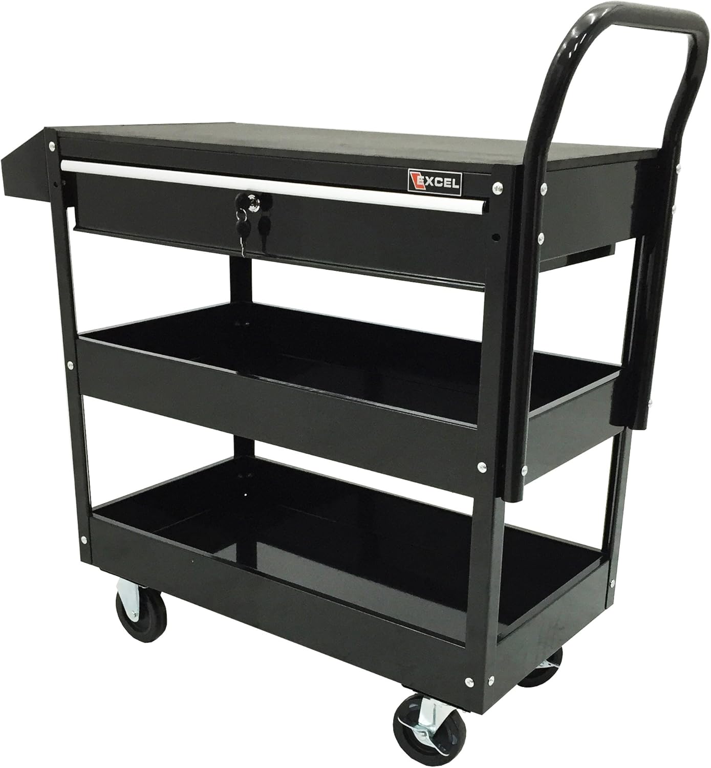 Excel TC301CBlack 36Inch Steel Tool Cart, Black Amazon.co.uk DIY