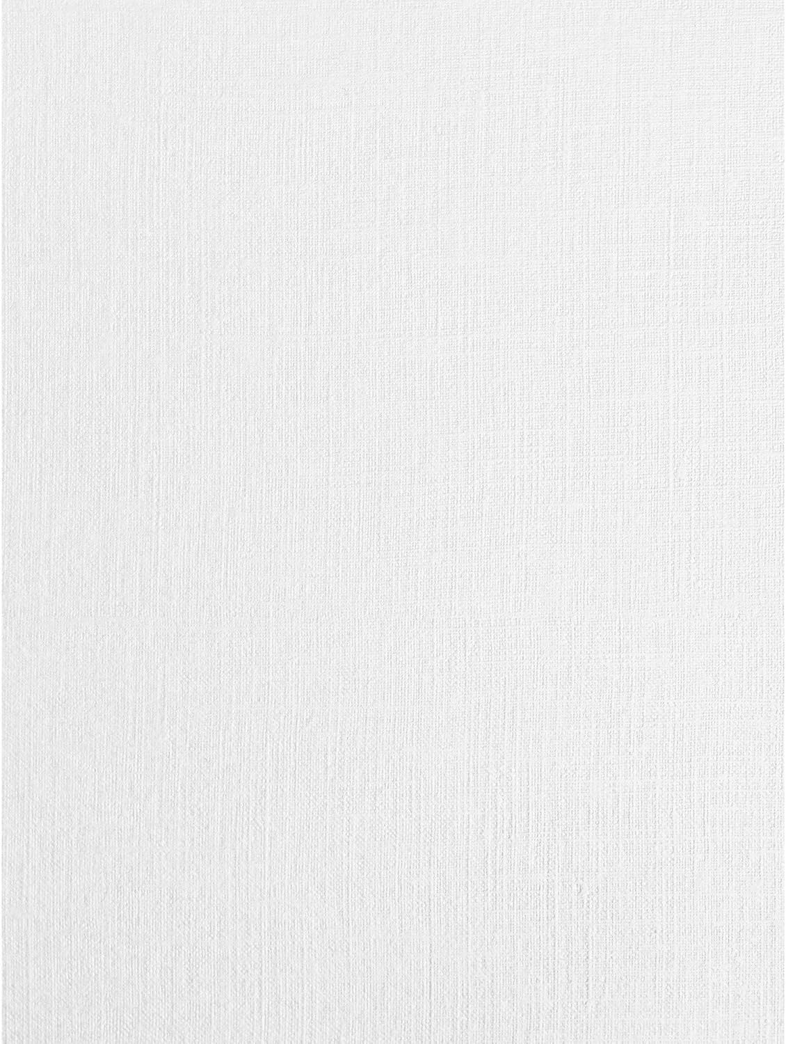 Syntego A4 Linen Card 250gsm - Recycled Silkweave Textured Card for Printing Invitations, Menus & Crafts (10, White)