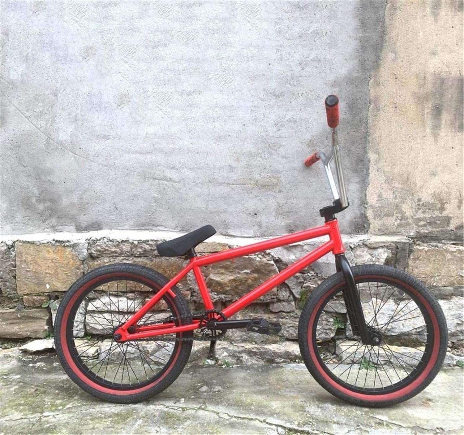 Lightweight， Adult Freestyle BMX Bikes, 20Inch Stunt Action BMX Bicycle Suitable