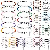 Huquary 72 Pcs WWJD Bracelets Jesus You Christian Bracelets Bulk, Christmas Friendship Bracelet for Women Men Religious Cross Bracelets Inspirational Christmas Jewelry Gift