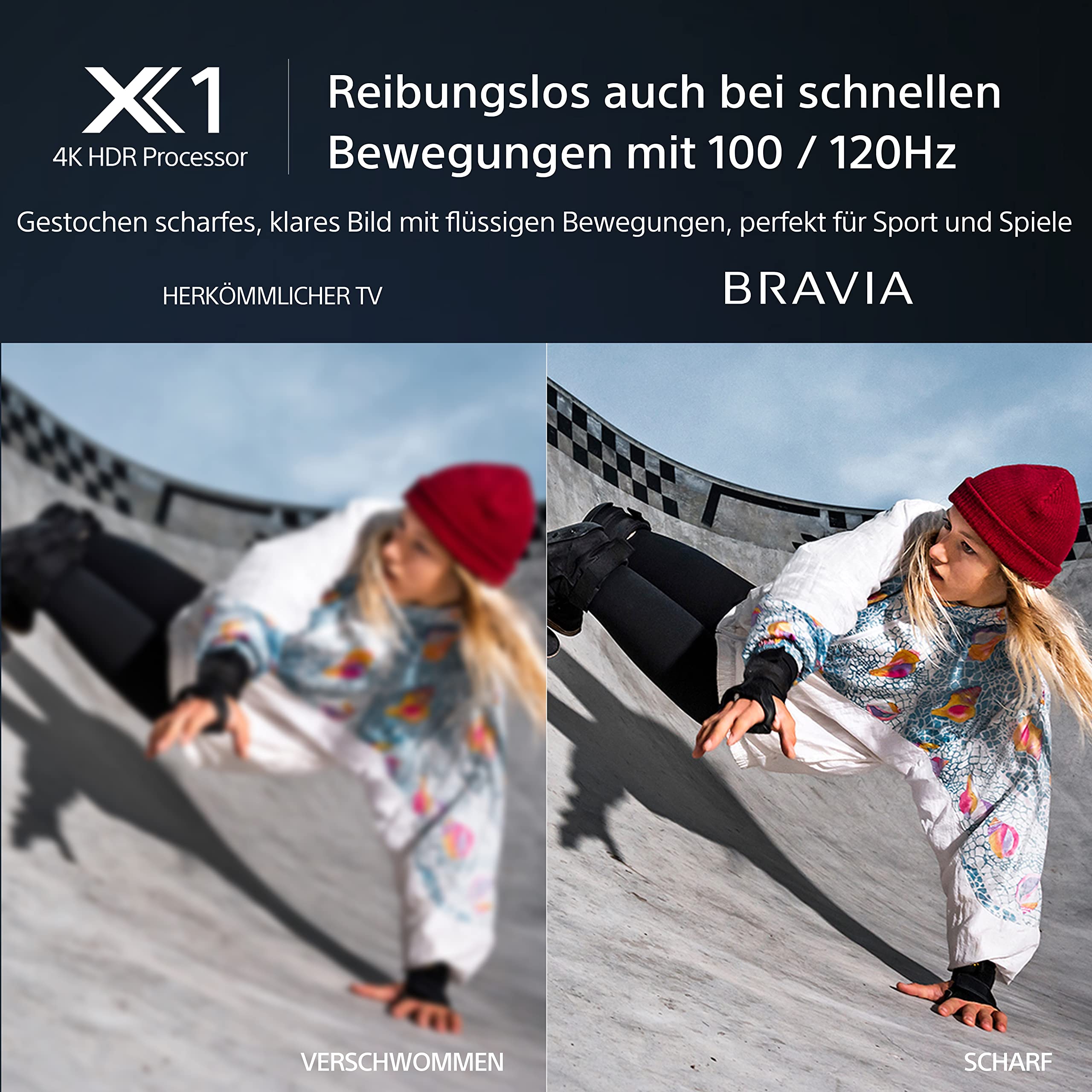 Sony BRAVIA, KD-65X85L, 65 Zoll Fernseher, Full Array LED, 4K HDR 120Hz, Google TV, Smart TV, Works with Alexa, BRAVIA CORE, TRILUMINOS PRO, HDMI 2.1, Gaming-Menü mit ALLM + VRR 2