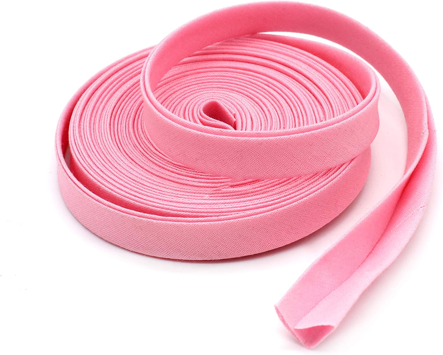 1/2 Wide Doublefold Bias Tape Poly Cotton 3 Yards, White Bias Tape