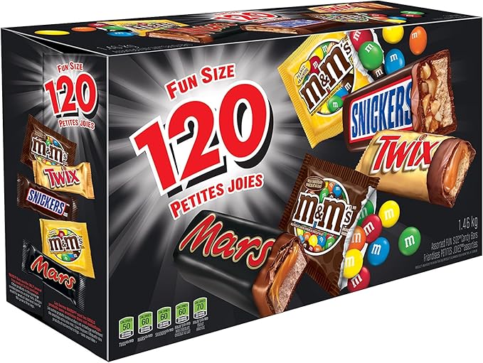 Mars Assortiment de barres à bonbons en chocolat pour Halloween Amazon