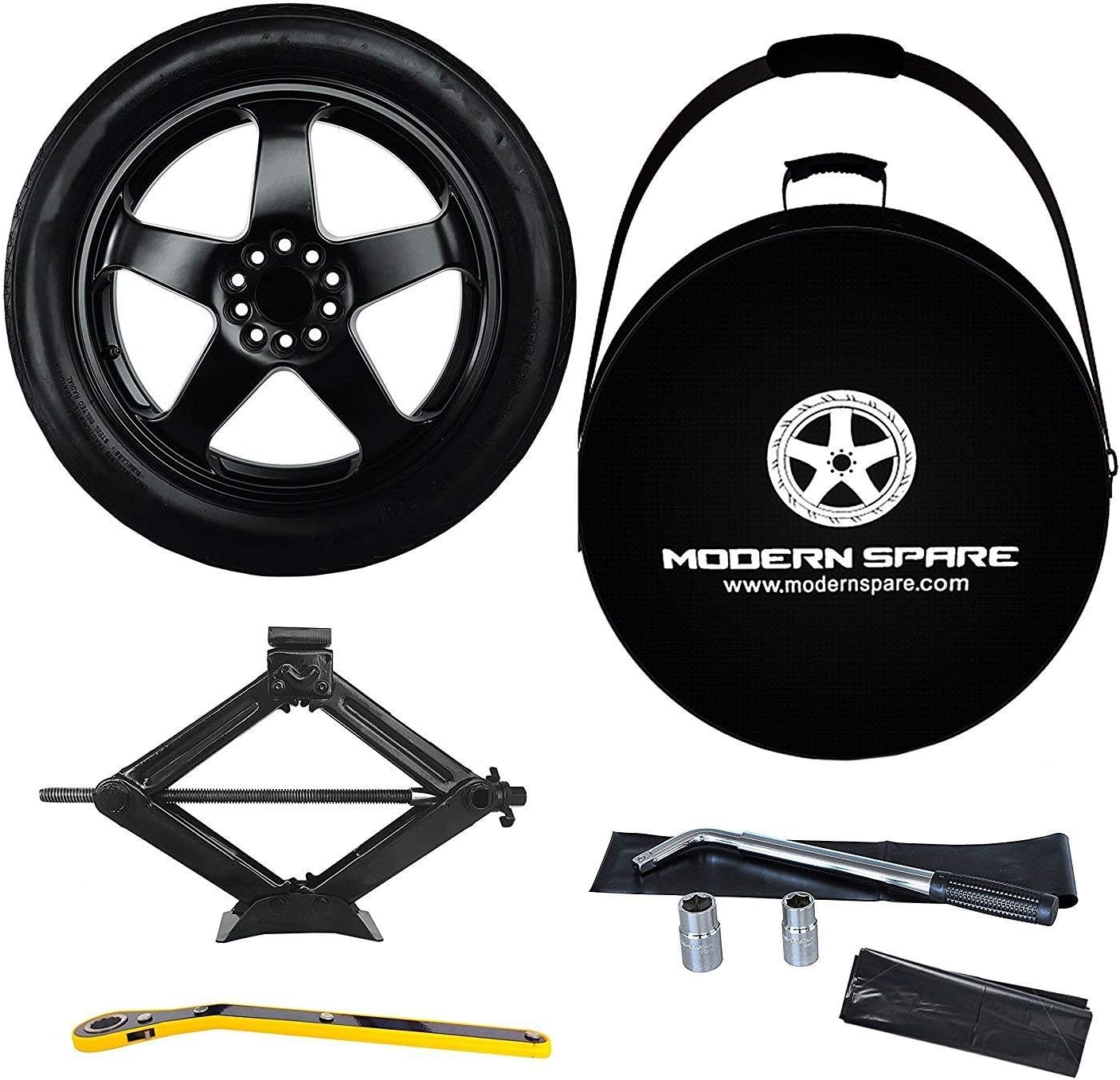 2017 2020 Tesla Model 3 Complete Spare Tire Kit Wcarrying Case Modern Spare