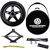 Complete Compact Spare Tire Kit w/Carrying Case -Fits 2017-2021 Tesla Model 3 - Modern Spare