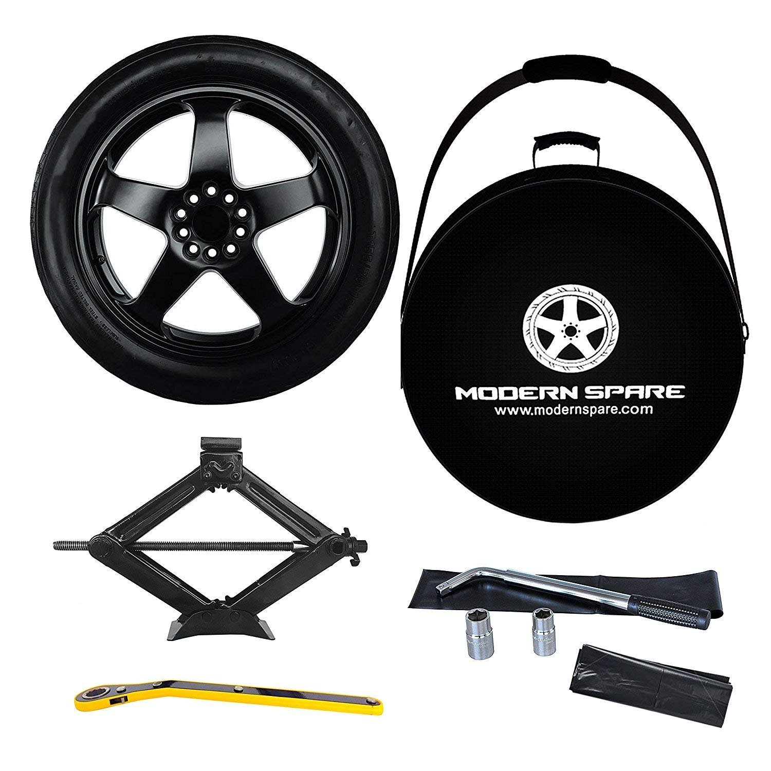 2017 2019 Tesla Model 3 Complete Spare Tire Kit Wcarrying Case Modern Spare