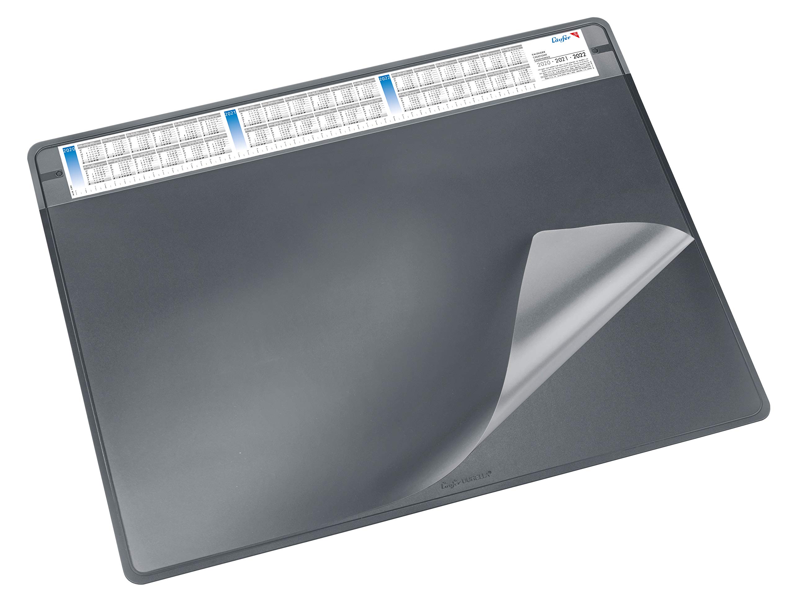 Läufer Durella 47656 Desk Pad Soft with Calendar 65 x 50 cm Black — image 1
